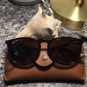 Authentic Polarized RayBan Erika Sunglasses